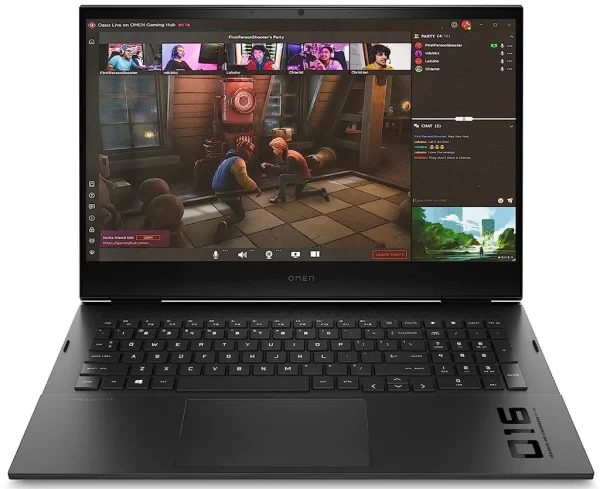 NB HP GAMING OMEN 16-N0023DX AMD RYZEN 7 6800H 3.2GHz/16GB/512GB SSD/16.0"FHD IPS 144HZ/VGA RTX3060 6GB/W11/INGLES PRETO