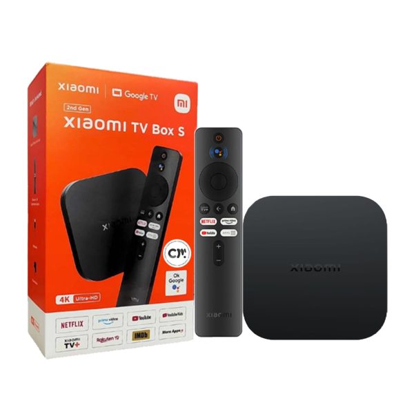 MEDIA PLAYER XIAOMI CHROMECAST MI TV BOX S 2 GER/4K ULTRA HD HDMI/WIFI(MDZ-28-AA)