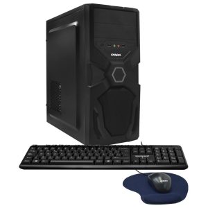 PC MONTADO INTEL CORE I3 /3.06GHZ/8GB/240GB SSD/MOUSE/MOUSEPAD/TECLADO/LINUX NEGRO