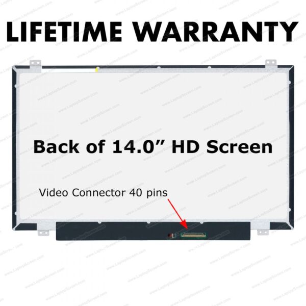 Pantalla 14,0 SLIM 40 PIN HD CON BORDES