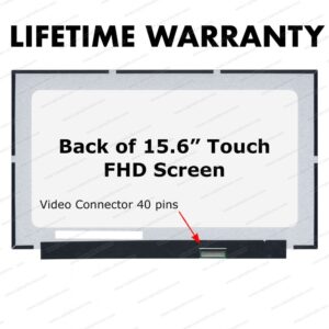 Pantalla 15.6 SLIM 40 PINOS FHD SIN BORDES, TOUCH
