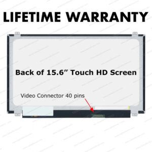 Pantalla	15,6 SLIM 40PIN HD CON BORDES, TOUCH