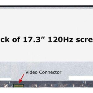 Pantalla 17.3 FHD 40 PINOS 120 Hz CON BORDE